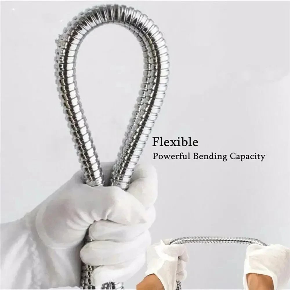 Flexible Stainless Steel Plumbing Hose Shower Head Tube Flexible Bathroom Pipe 1-3m Bath Accessories Flexible Stainless Steel Plumbing Hose Shower Head Tube Flexible Bathroom Pipe 1-3m Bath Accessories