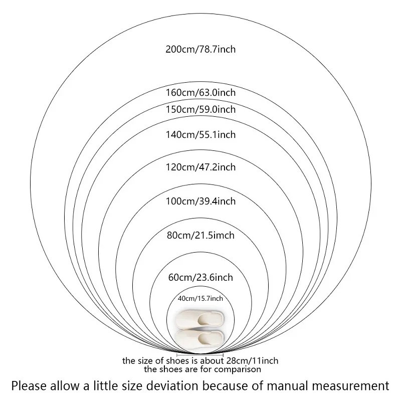 100/120/140/160 Round Rug Fluffy Soft Area Rugs for Kids Girls Room Princess Castle Plush Shag Carpet Cute Circle Bedroom Decor