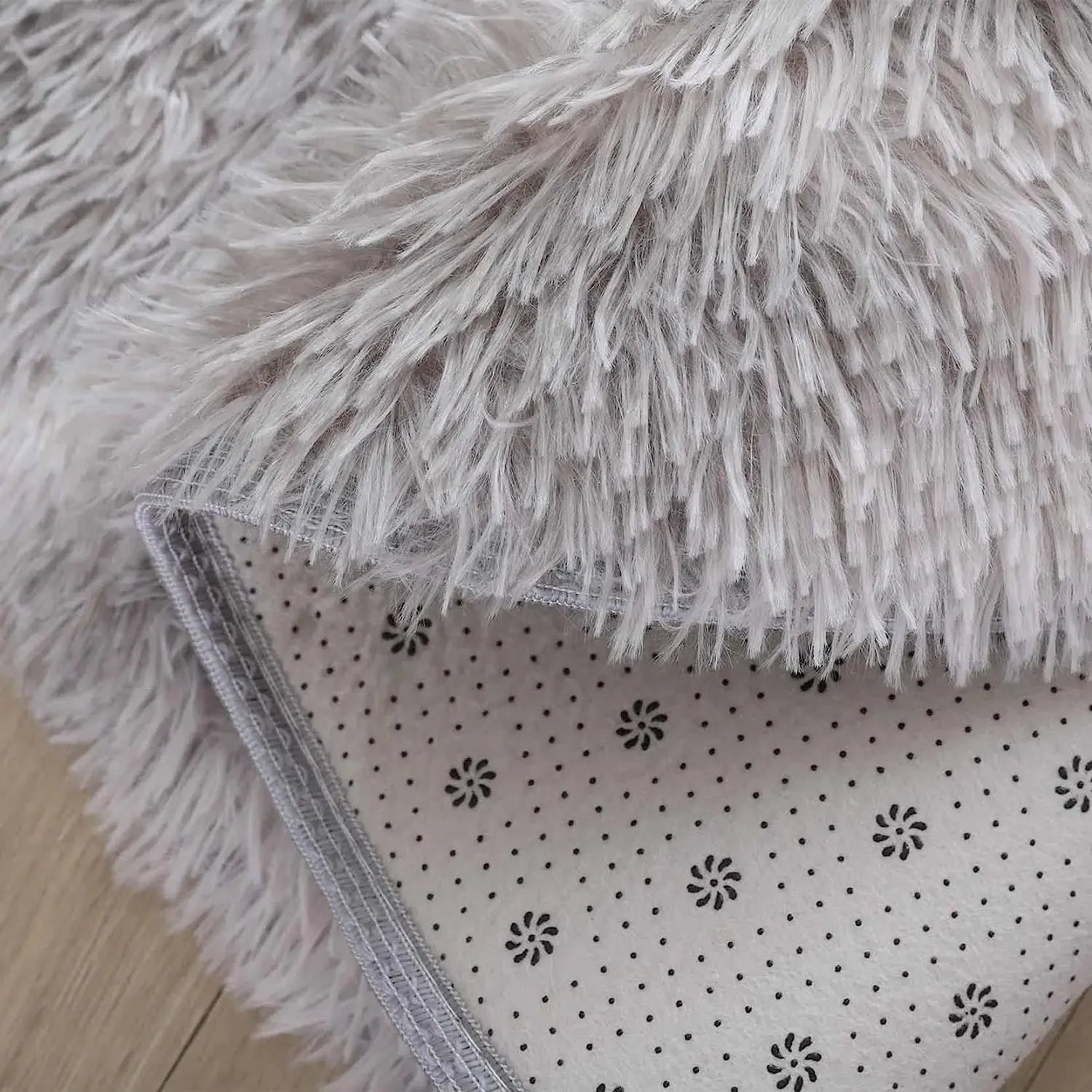 100/120/140/160 Round Rug Fluffy Soft Area Rugs for Kids Girls Room Princess Castle Plush Shag Carpet Cute Circle Bedroom Decor