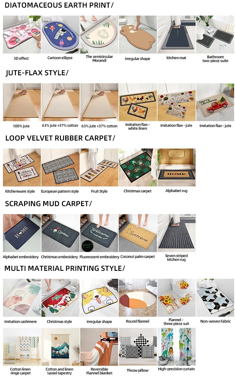 Cartoon Bathroom Soft Diatomaceous Mud Floor Mat, Bathroom Absorbent Foot Mat, Toilet Sink, Bedroom Mat, Carpet