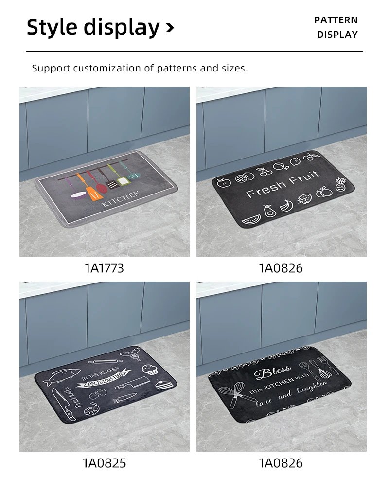 Multi-purpose Sponge Water Absorption Mat: Kitchen, Bathroom Bathroom Anti-skid, Moisture Absorption, Machine Washable Carpet