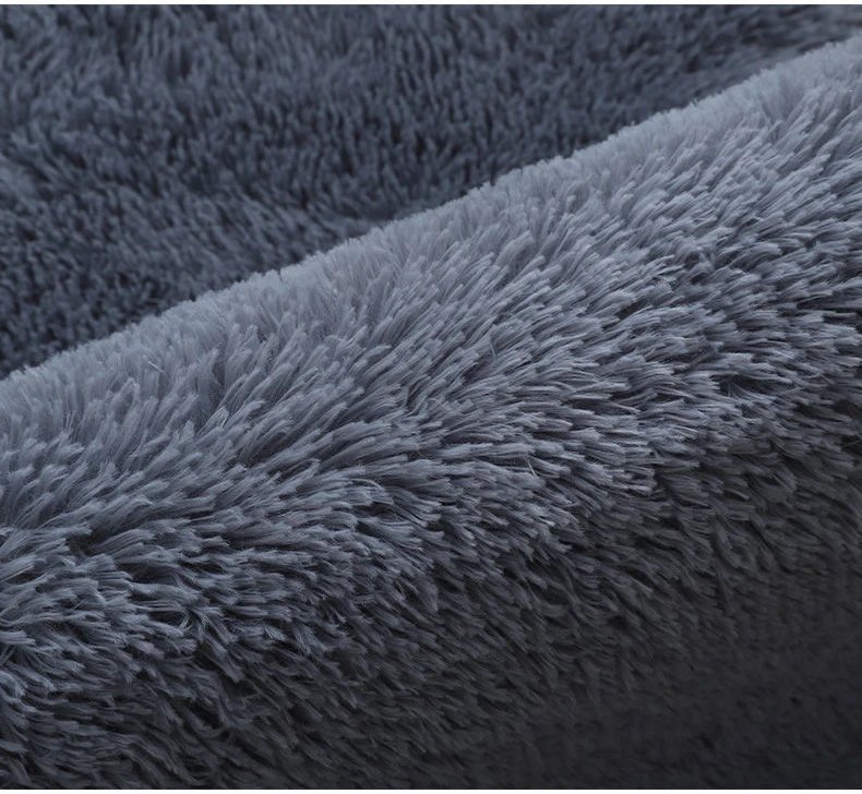 White Fluffy Hall Carpet Modern Living Room Bedroom Home Decor Large Mats Thickened Non-Slip Girl Children's Room Pink Furry Rug