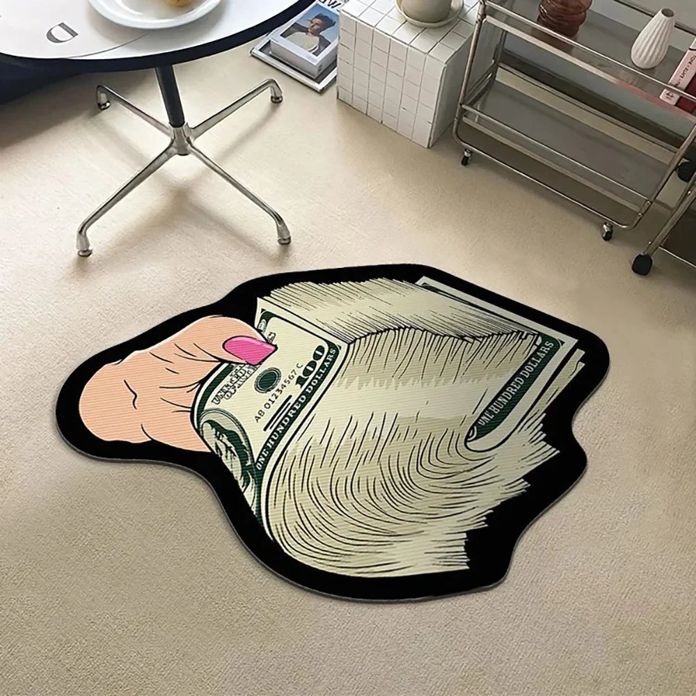 VIKAMA Flannel Carpet Cartoon Dollar Entry Door Mat Entryway Rug Entry Rug Non-slip Mat Washable Dirty Resistant Home Decor VIKAMA Flannel Carpet Cartoon Dollar Entry Door Mat Entryway Rug Entry Rug Non-slip Mat Washable Dirty Resistant Home Decor