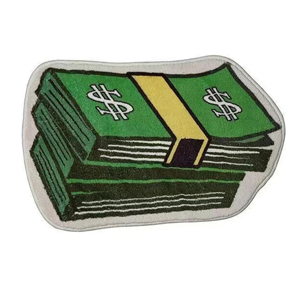 VIKAMA Flannel Carpet Cartoon Dollar Entry Door Mat Entryway Rug Entry Rug Non-slip Mat Washable Dirty Resistant Home Decor VIKAMA Flannel Carpet Cartoon Dollar Entry Door Mat Entryway Rug Entry Rug Non-slip Mat Washable Dirty Resistant Home Decor