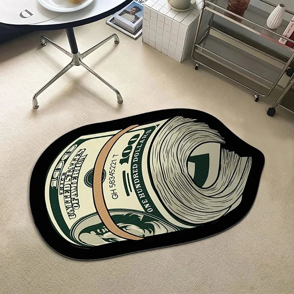 VIKAMA Flannel Carpet Cartoon Dollar Entry Door Mat Entryway Rug Entry Rug Non-slip Mat Washable Dirty Resistant Home Decor VIKAMA Flannel Carpet Cartoon Dollar Entry Door Mat Entryway Rug Entry Rug Non-slip Mat Washable Dirty Resistant Home Decor