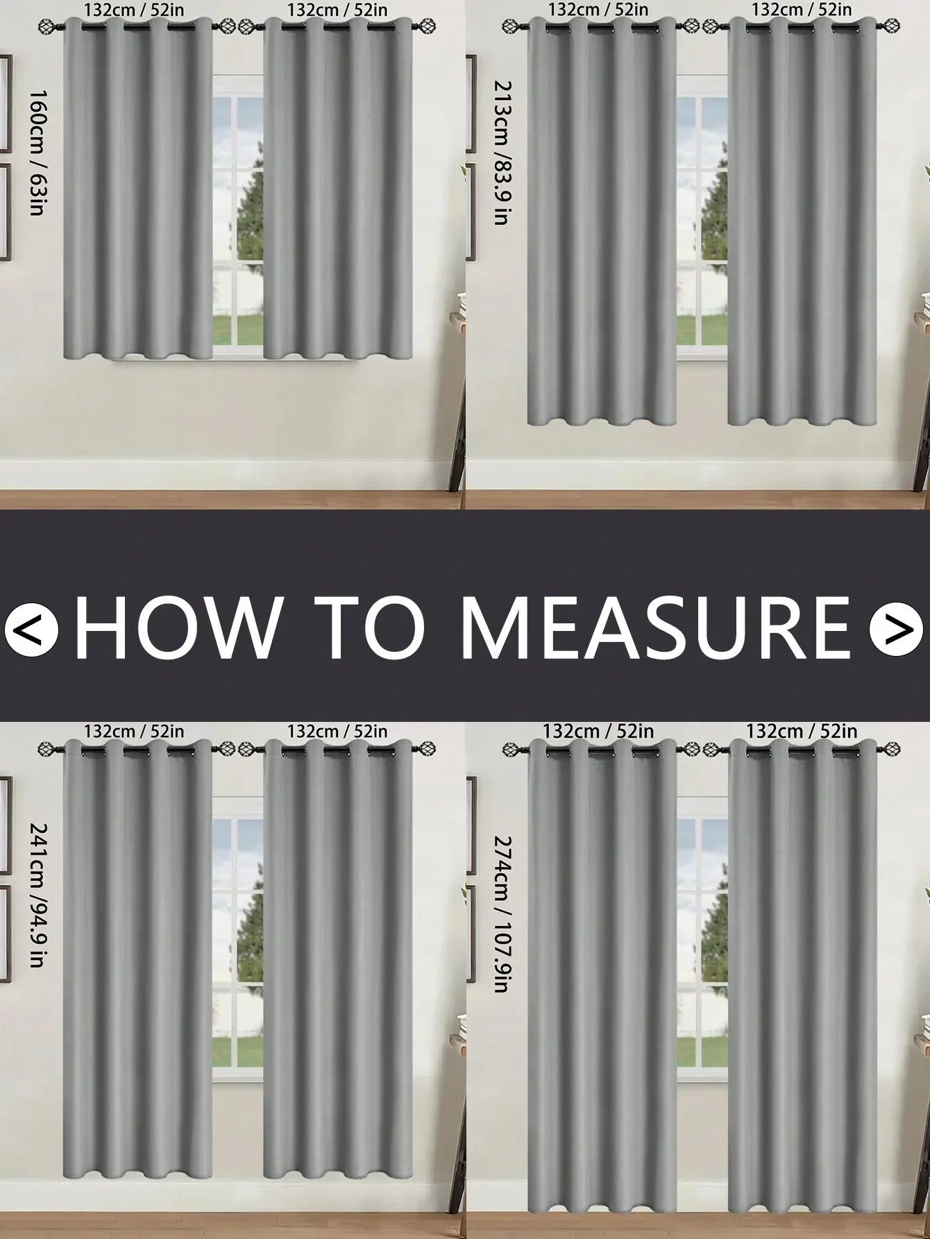 1panel Solid 100% Blackout Curtains with Grommets, Total Privacy Drapes for Bedroom, Living Room, Home Decor