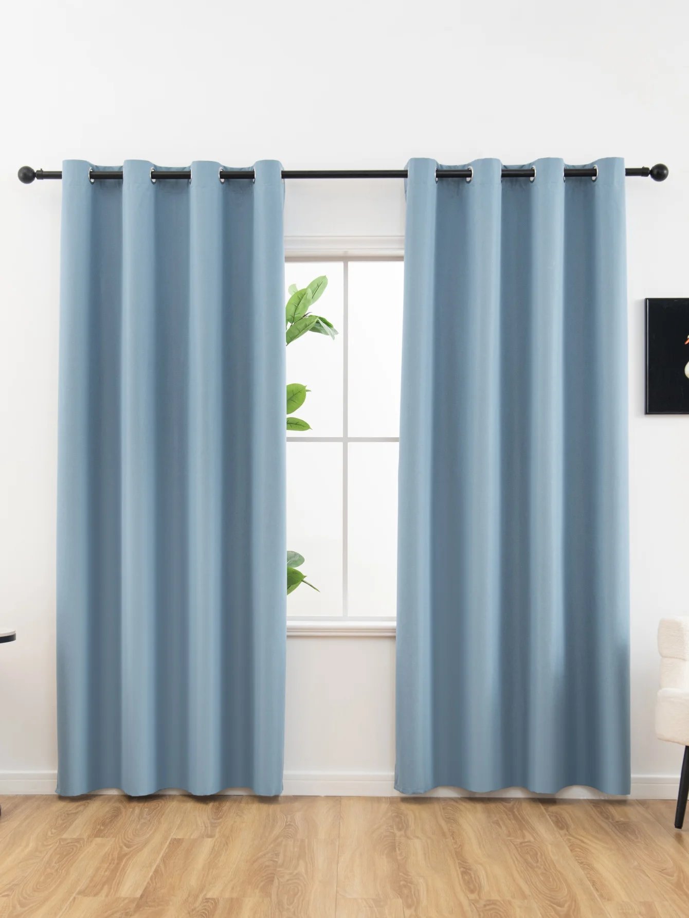 1panel Solid 100% Blackout Curtains with Grommets, Total Privacy Drapes for Bedroom, Living Room, Home Decor 1panel Solid 100% Blackout Curtains with Grommets, Total Privacy Drapes for Bedroom, Living Room, Home Decor