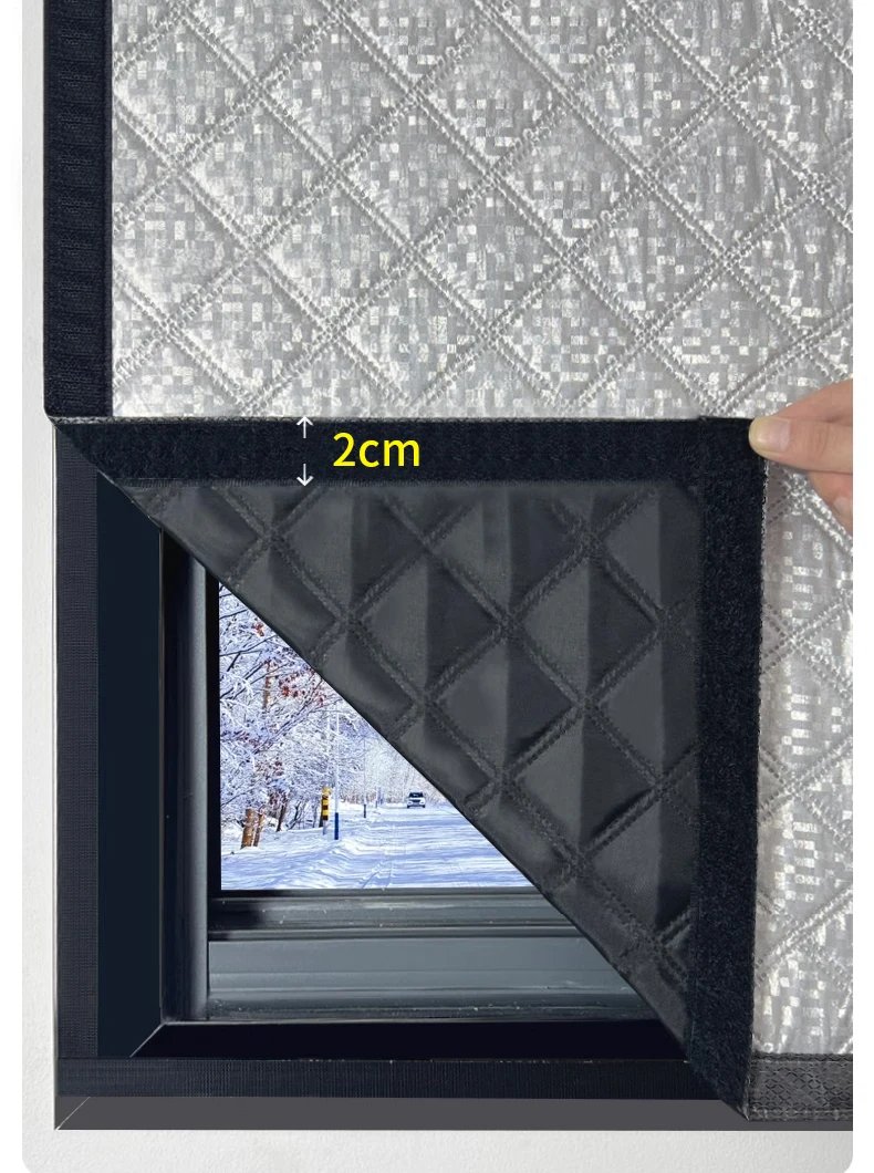 Winter warm curtains, insulated windproof sealed windows, cold proof and insulated, screen windows，Shading, sound insulation