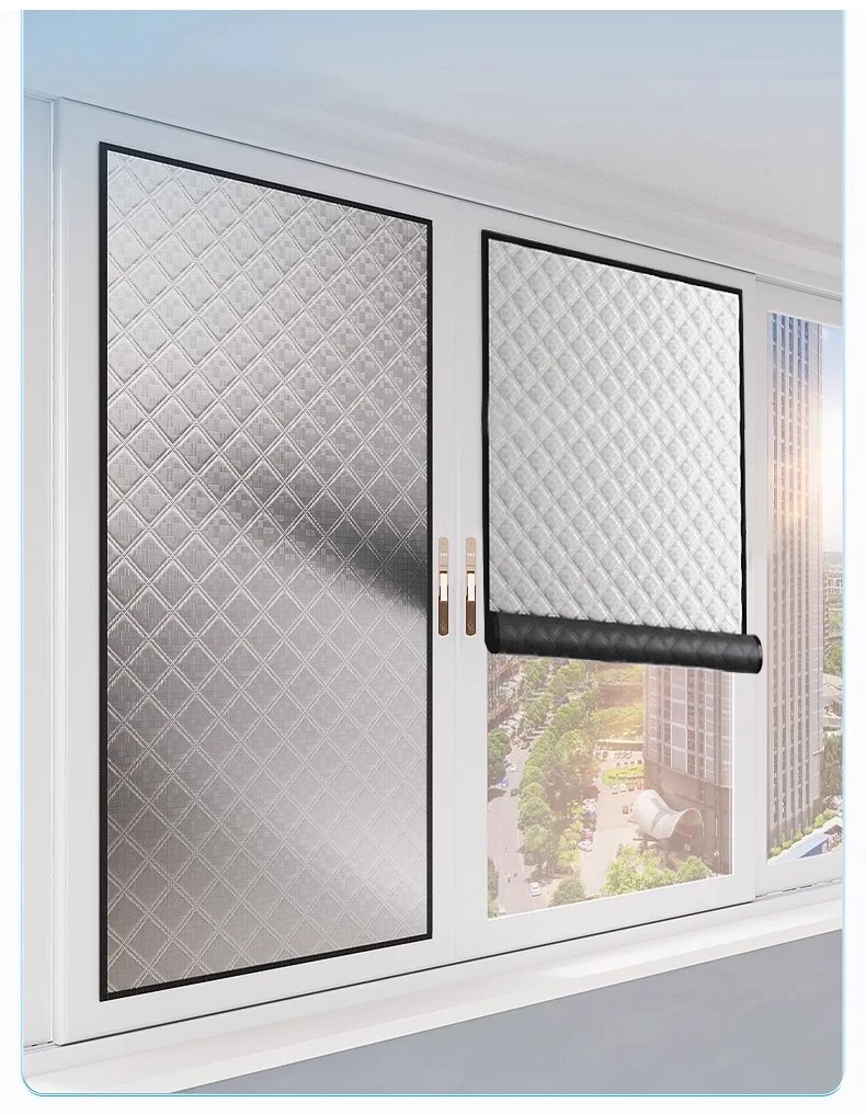 Winter warm curtains, insulated windproof sealed windows, cold proof and insulated, screen windows，Shading, sound insulation