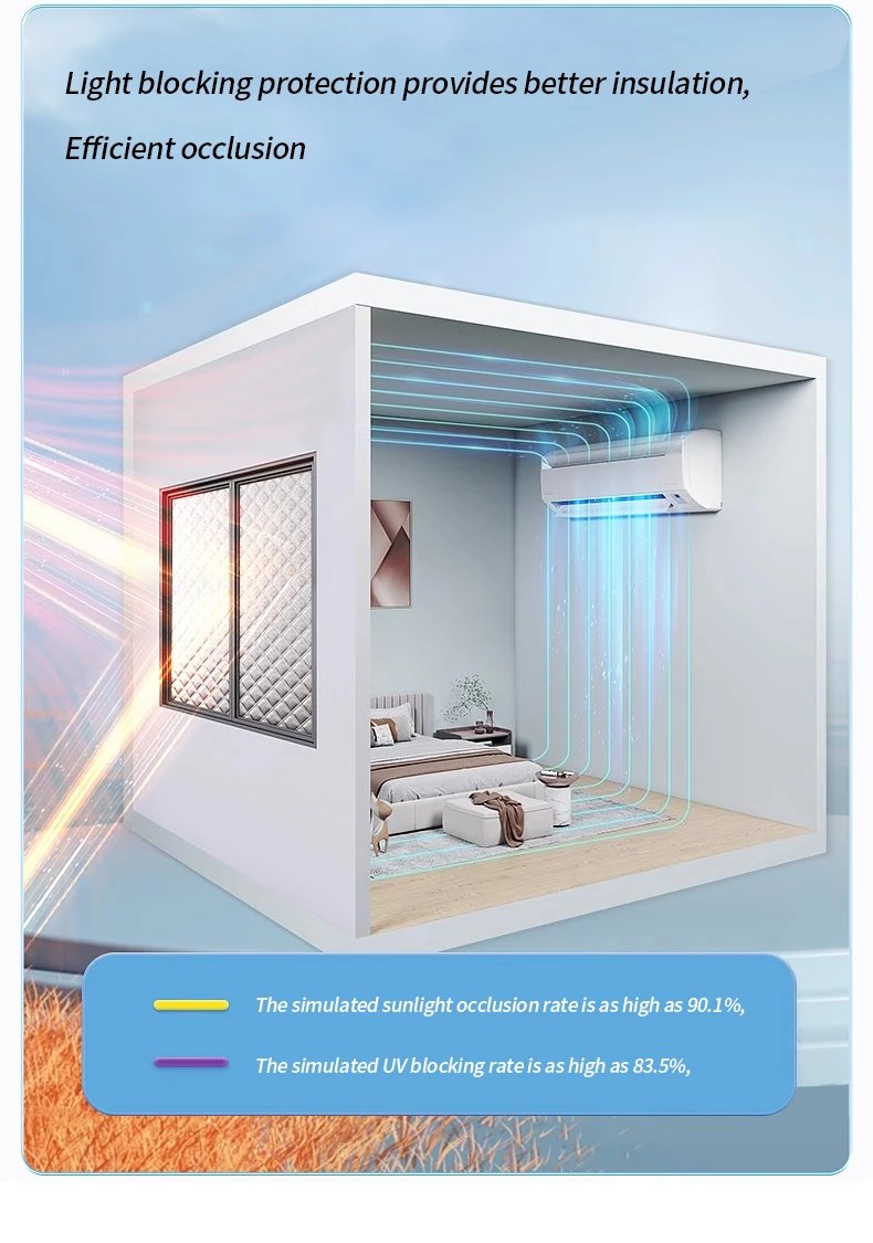 Winter warm curtains, insulated windproof sealed windows, cold proof and insulated, screen windows，Shading, sound insulation