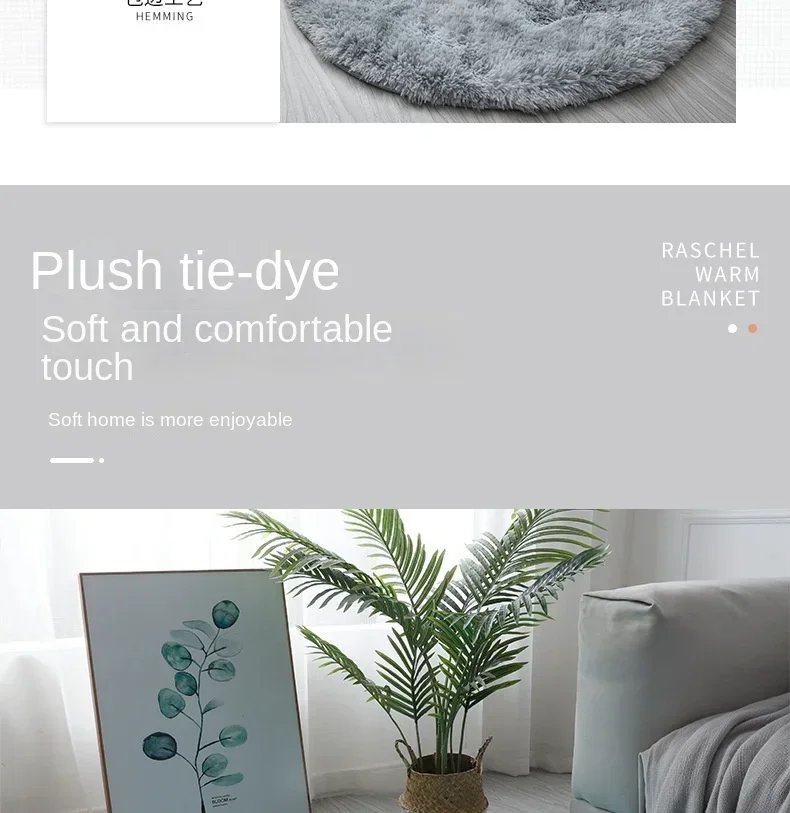 Super Soft Plush Round Rug Mat Fluffy White Carpets For Living Room Home Decor Bedroom Kid Room Decoration Salon Thick Pile Rug Super Soft Plush Round Rug Mat Fluffy White Carpets For Living Room Home Decor Bedroom Kid Room Decoration Salon Thick Pile Rug