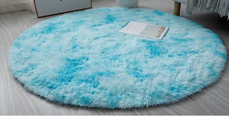 Super Soft Plush Round Rug Mat Fluffy White Carpets For Living Room Home Decor Bedroom Kid Room Decoration Salon Thick Pile Rug Super Soft Plush Round Rug Mat Fluffy White Carpets For Living Room Home Decor Bedroom Kid Room Decoration Salon Thick Pile Rug
