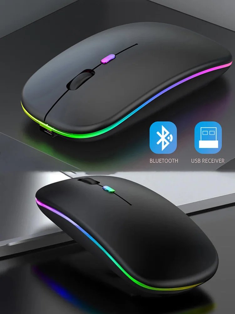 Silent Bluetooth Mouse Marcaron Computer Laptop Optical Mouse Wireless for iPad Samsung Xiaomi Lenovo Tablet Universal Mice