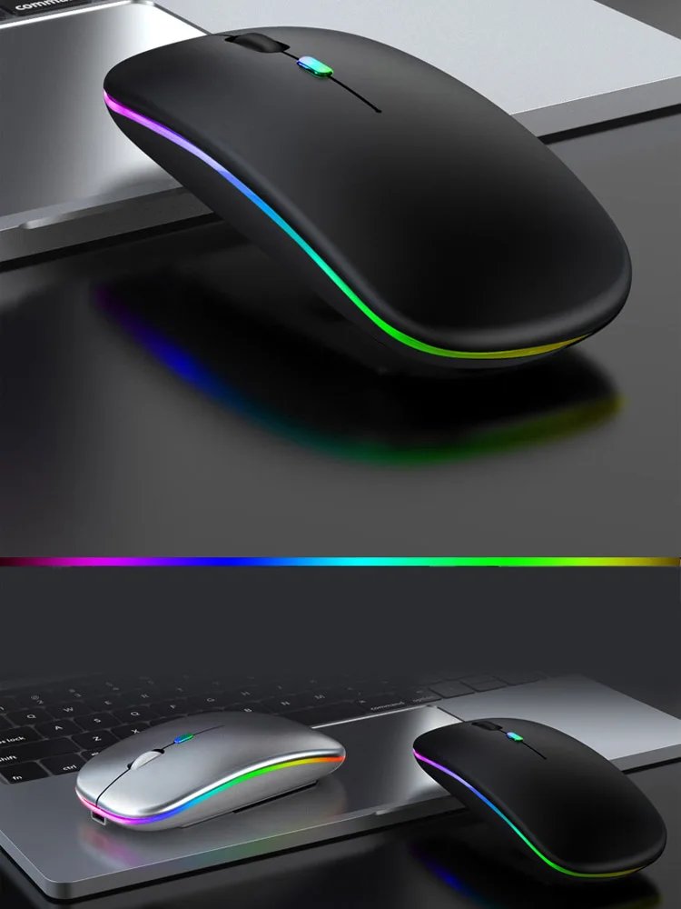 Silent Bluetooth Mouse Marcaron Computer Laptop Optical Mouse Wireless for iPad Samsung Xiaomi Lenovo Tablet Universal Mice