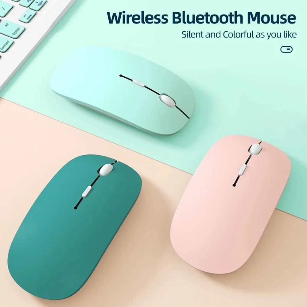 Silent Bluetooth Mouse Marcaron Computer Laptop Optical Mouse Wireless for iPad Samsung Tablet Universal Mice Noiseless Silent Bluetooth Mouse Marcaron Computer Laptop Optical Mouse Wireless for iPad Samsung Tablet Universal Mice Noiseless