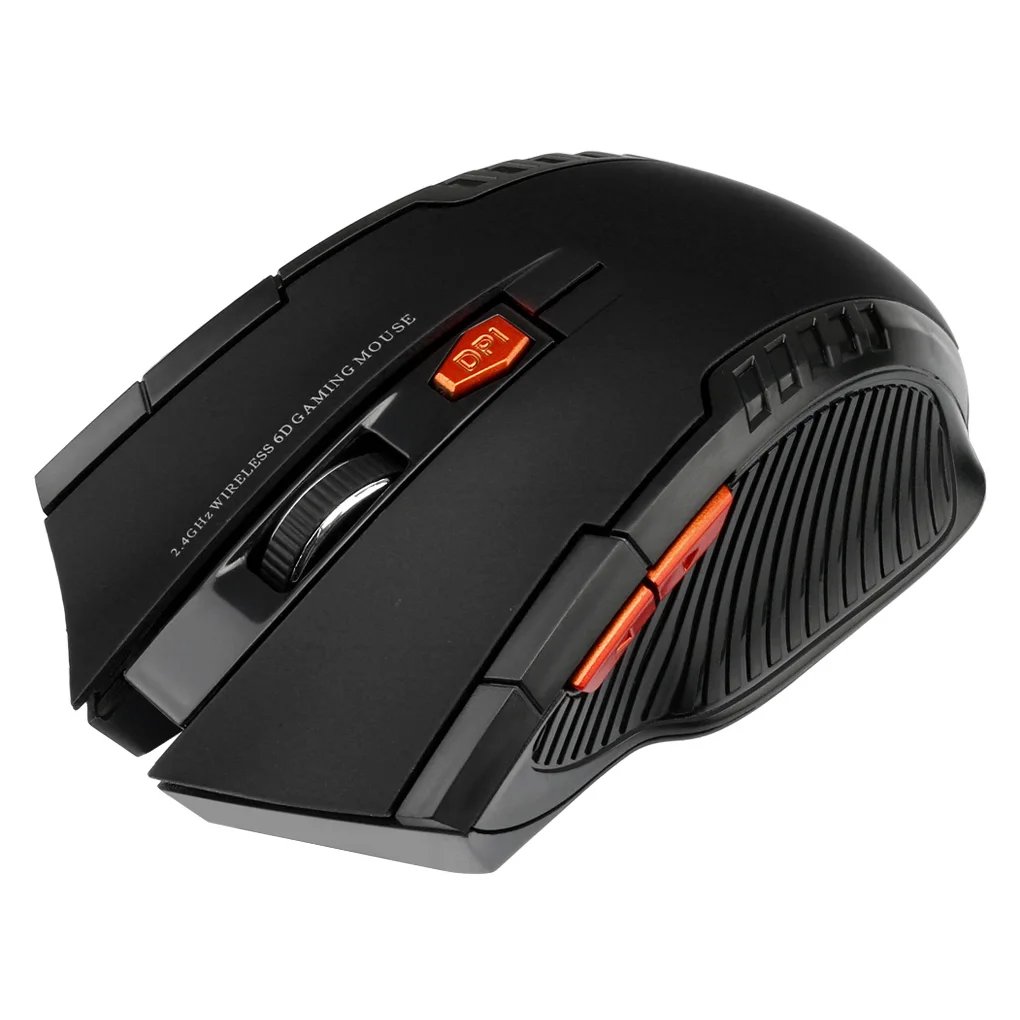 2.4G Wireless Mouse 1600DPI Optical Mouse Gamer for Computer 6 Buttons Wireless Mice with USB Receiver for PC Laptop Accessories