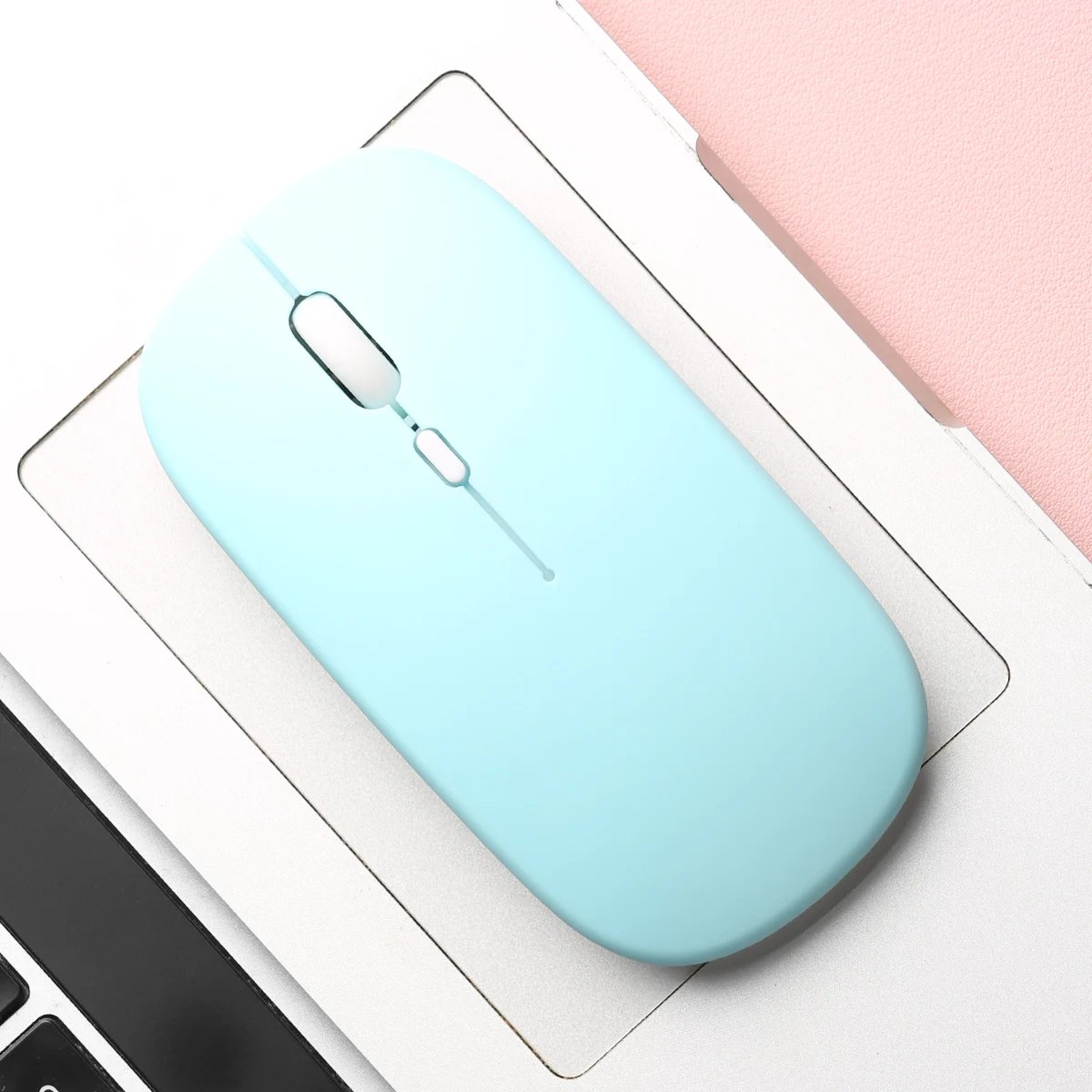 Bluetooth-compatible Mouse Wireless Mouse Silent Computer Mice Portable Working Gaming Mouse for Laptop iPad Air Pro Tablet PC