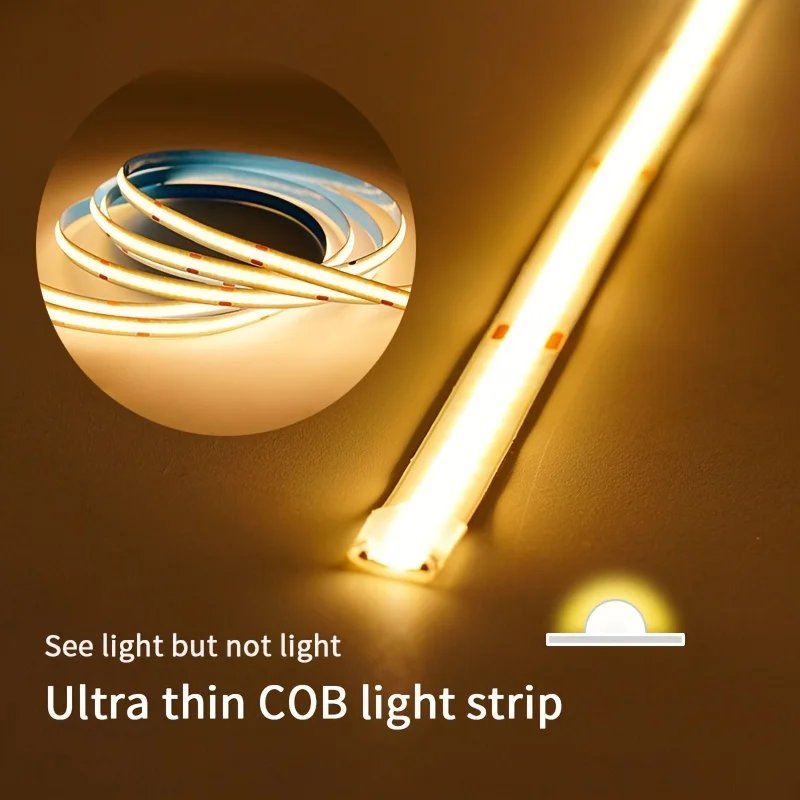 LED COB Light Strip Touch Dimmer Flexible Diode Tape 5V USB Linear Indoor Lighting Lamp Room DIY TV Mirror Backlight Wall Decor LED COB Light Strip Touch Dimmer Flexible Diode Tape 5V USB Linear Indoor Lighting Lamp Room DIY TV Mirror Backlight Wall Decor