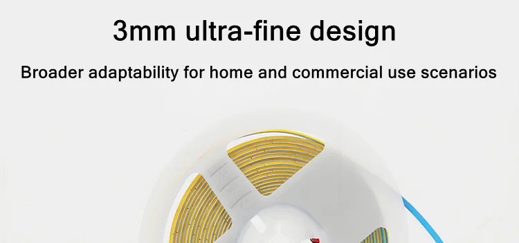 3mm Ultra Thin 12V Colorful COB LED Strip Dimmable 3000K 4000K 6000K High Density Flexible Light 400LEDs For DIY Home Decor Lamp 3mm Ultra Thin 12V Colorful COB LED Strip Dimmable 3000K 4000K 6000K High Density Flexible Light 400LEDs For DIY Home Decor Lamp
