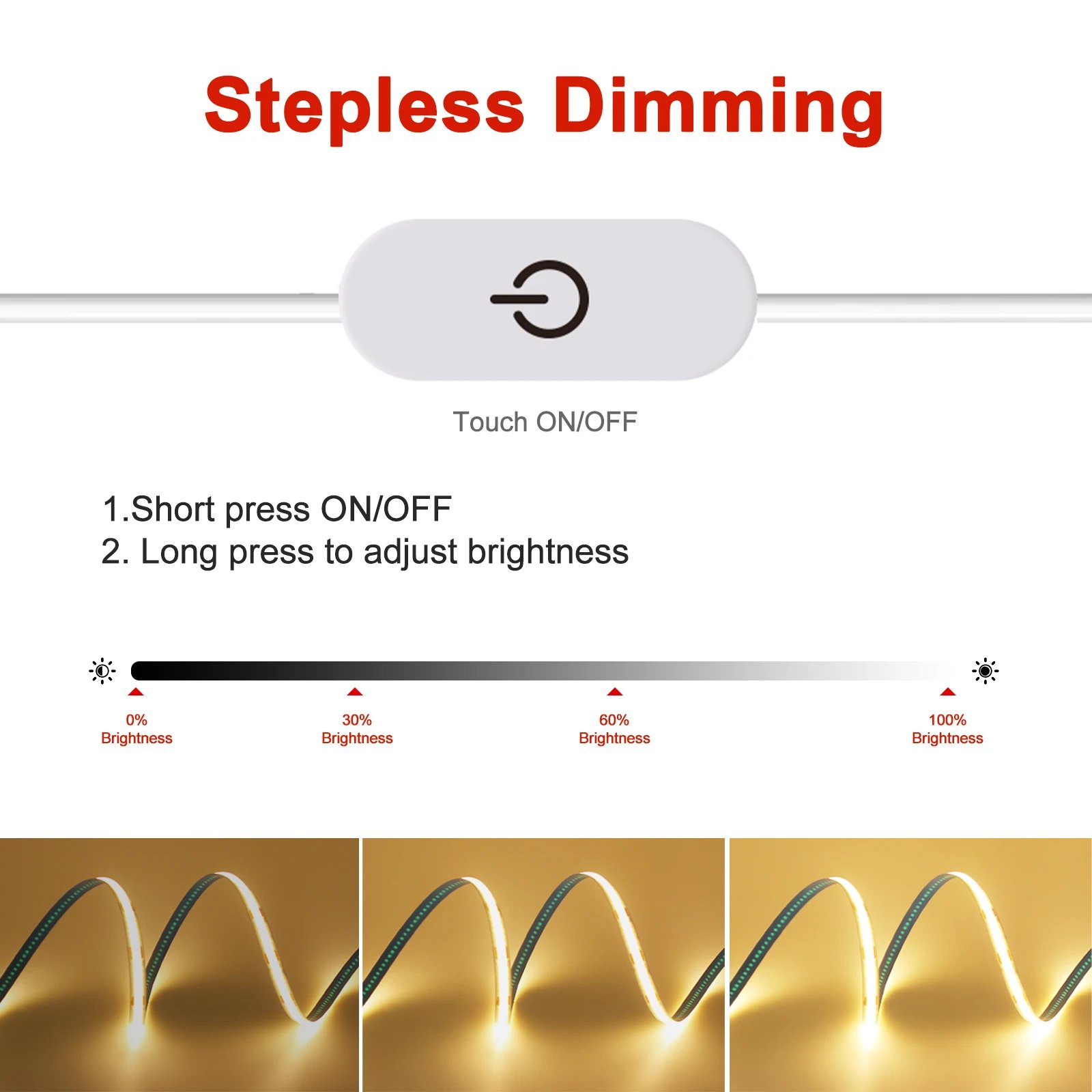 5V USB ON/OFF/Touch Dimmerable COB Strip 320Leds White 3000K 4000K 6000K Home Decor Cabinet Lamp Flexible Ribbon Rope LED Light 5V USB ON/OFF/Touch Dimmerable COB Strip 320Leds White 3000K 4000K 6000K Home Decor Cabinet Lamp Flexible Ribbon Rope LED Light