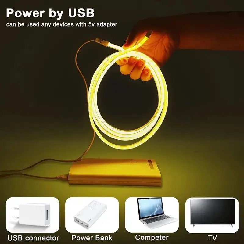 Touch Sensor LED Neon Sign Light Strip 5V USB Dimmable Waterproof Neon Lamp Flexible Tape Silicone Bedroom Backlight DIY Decor Touch Sensor LED Neon Sign Light Strip 5V USB Dimmable Waterproof Neon Lamp Flexible Tape Silicone Bedroom Backlight DIY Decor