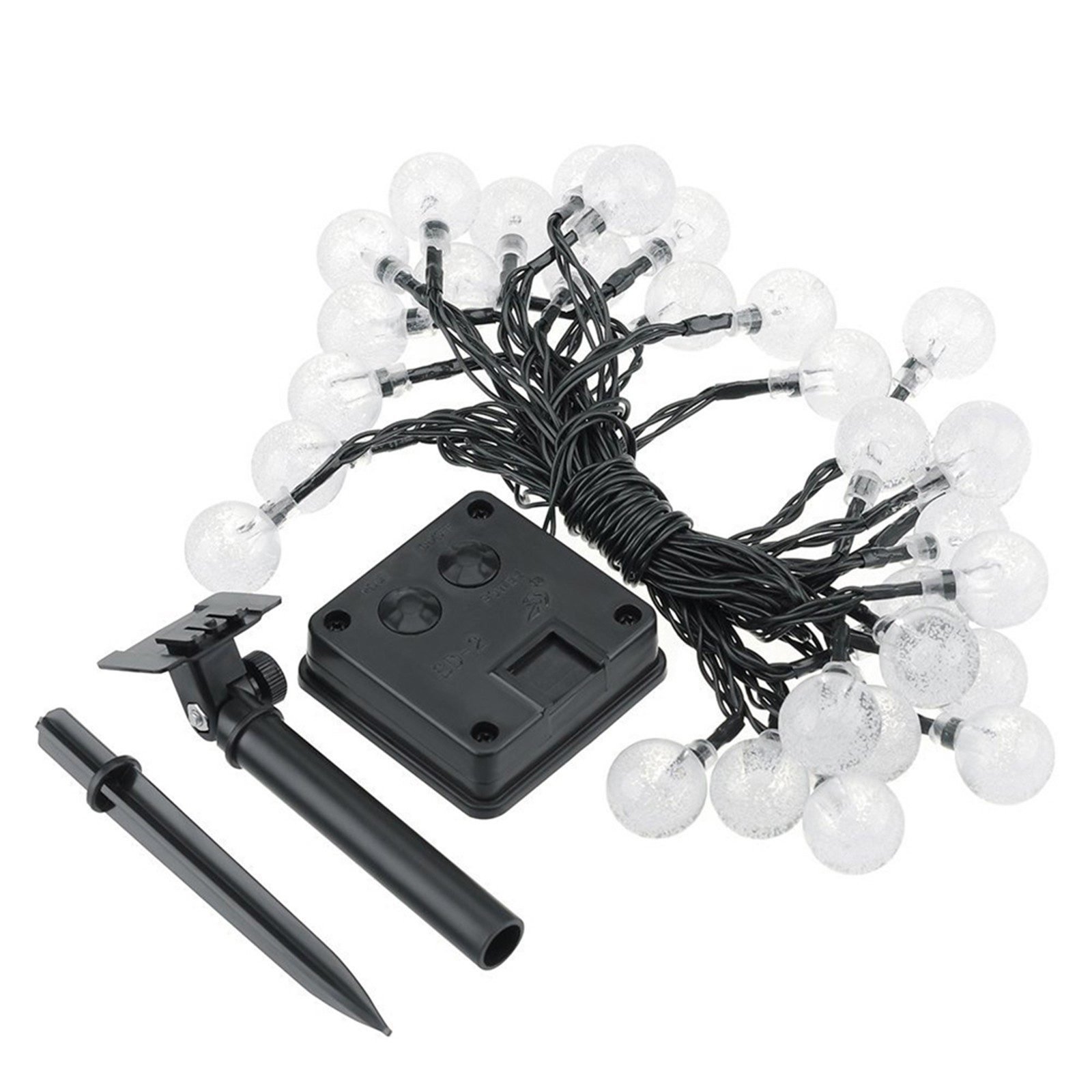 Solar Bubble Balls Lamp String Lights Outdoor Water Drops Outdoor Waterproof Orb Christmas Lights Patio Holiday Party