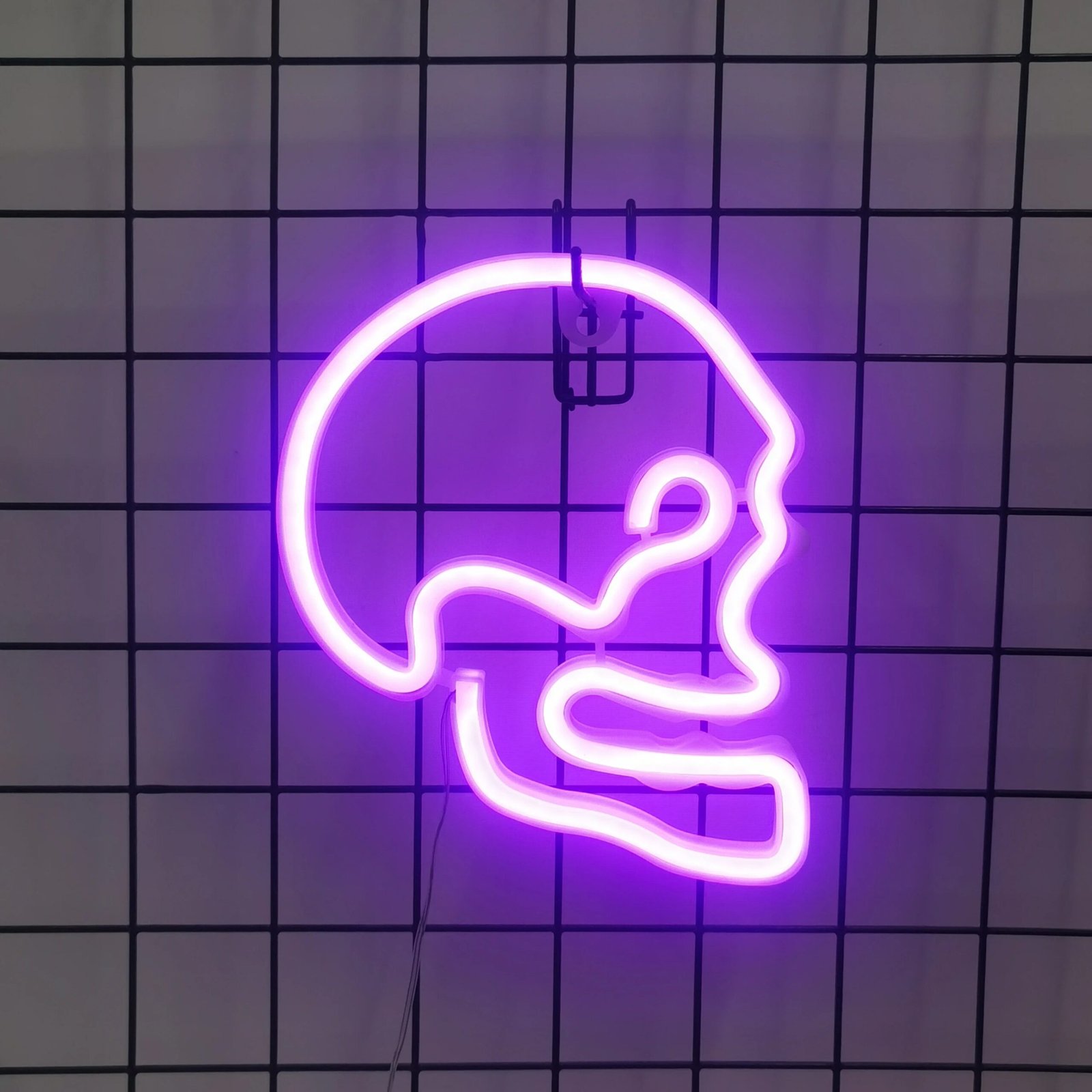 Halloween Bat Spirit LED Neon Wall Decor for Party Gift - Terrifying Atmosphere - USB or Battery Powered