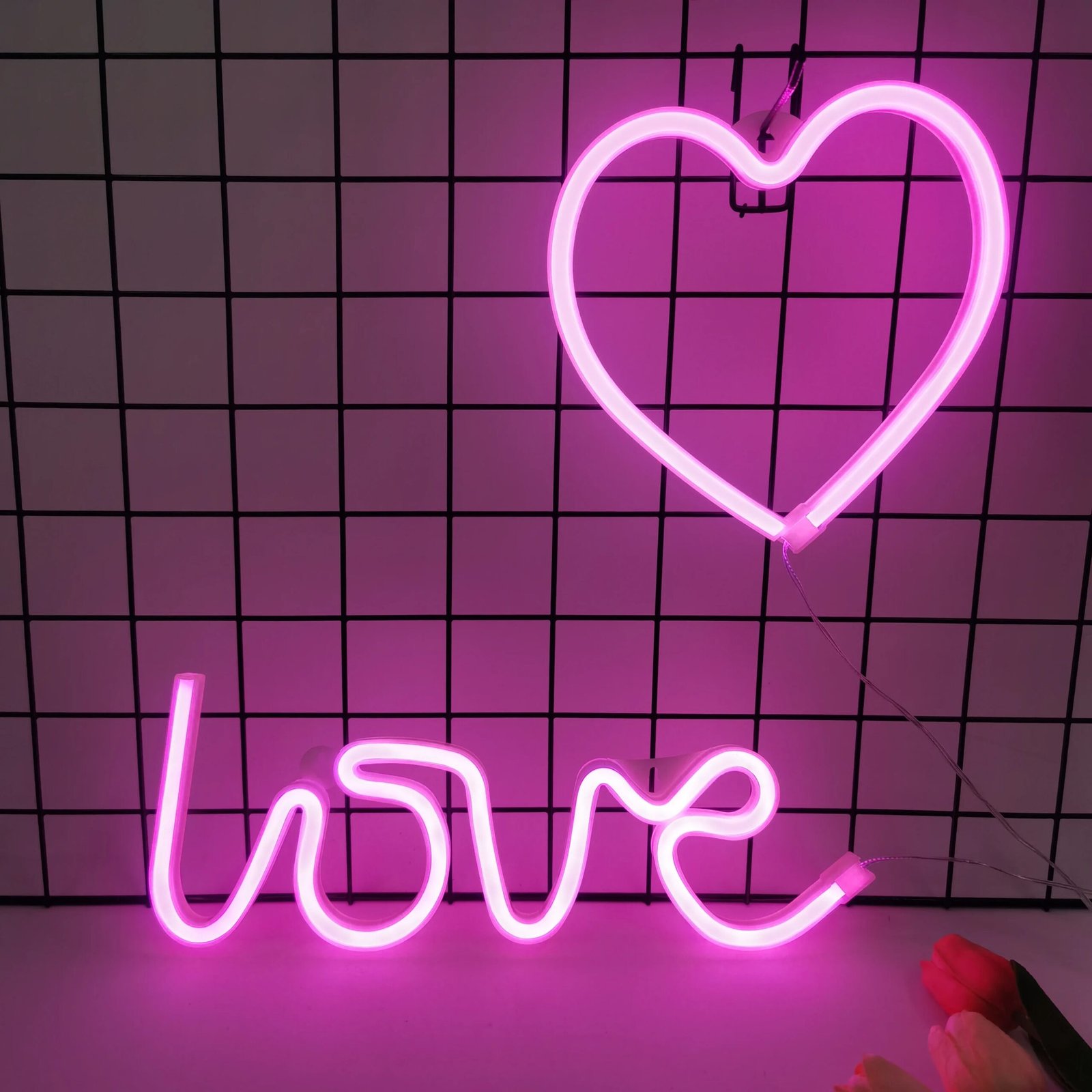 LED Neon Sign with USB/Battery for Bar Bedroom Game Room Wedding Party Wall Decor Christmas Gift Customizable Lighting